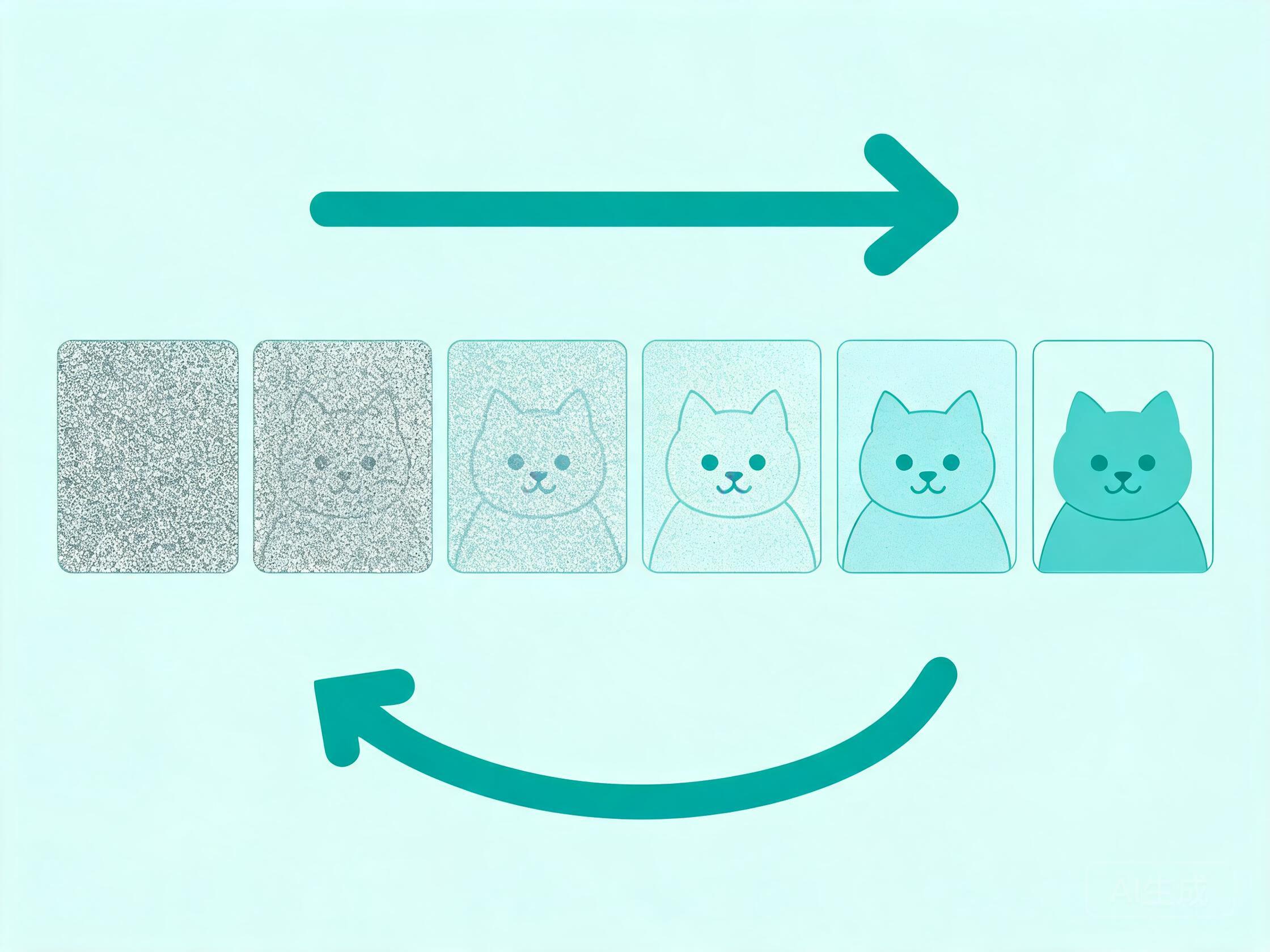 AI是怎么从一片噪点画出一张图的？扩散模型去噪原理拆开讲讲